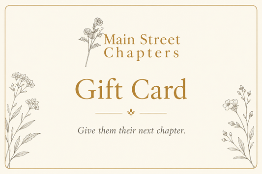 Main Street Chapters gift card design